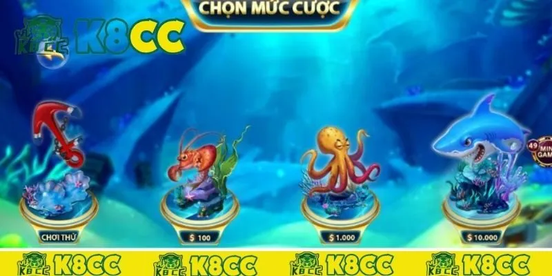 Mức thưởng nổ hũ thủy cung hậu hĩnh, tỷ lệ hũ nổ cao